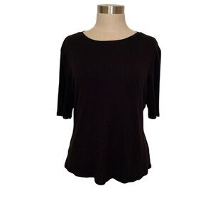 Marled Essentials crew neck top